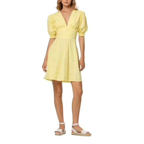 NWT Lusana Celeste Cotton Mini Dress