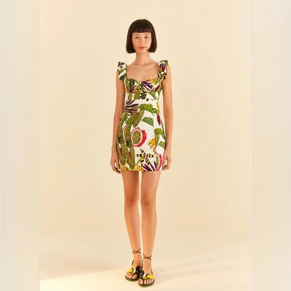 NWT Striped Forest Mini Dress