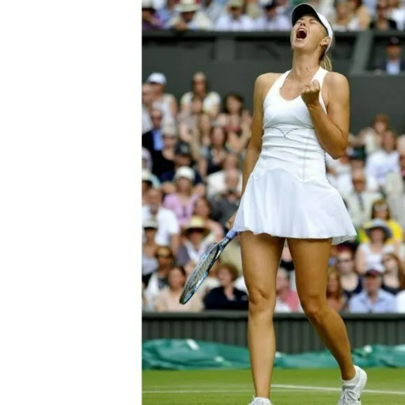 Nwt STUNNING Maria Sharapova White Tennis Dress w/ Bra mesh skirt XS