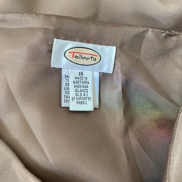 NWT Talbots Suit Set Blazer &amp; Skirt Size 14