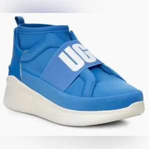NWT UGG Women's Neutra Neon Blue Slip-On Sneakers