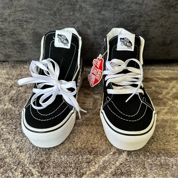 NWT Vans SK8 Hi Top Platform Sneakers Floral Checkered