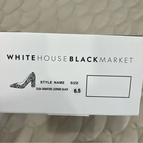 NWT. White House Black Market Elisa Signature Shoes