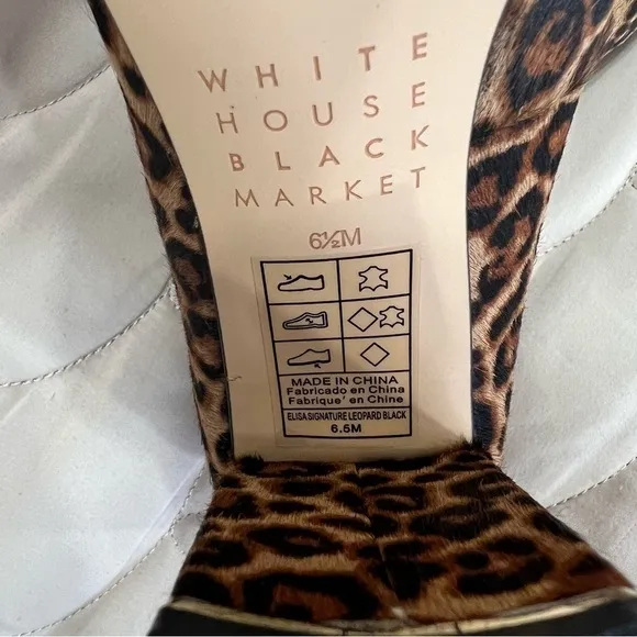 NWT. White House Black Market Elisa Signature Shoes