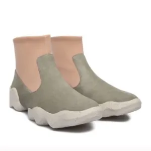 NWT Camper Tan Green Sneaker Boots Booties