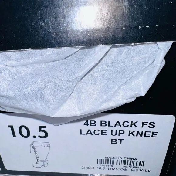 NWT Torrid Wide Width Knee high lace up boots