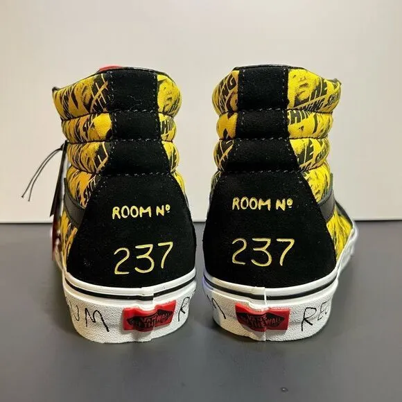 *NWT* VANS x House Of Terror The Shining Men’s Yellow Sk8 Hi Sneakers / Size 10