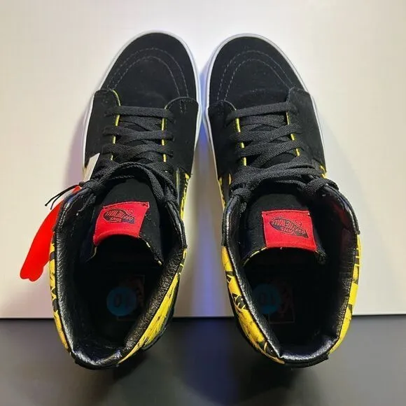 *NWT* VANS x House Of Terror The Shining Men’s Yellow Sk8 Hi Sneakers / Size 10