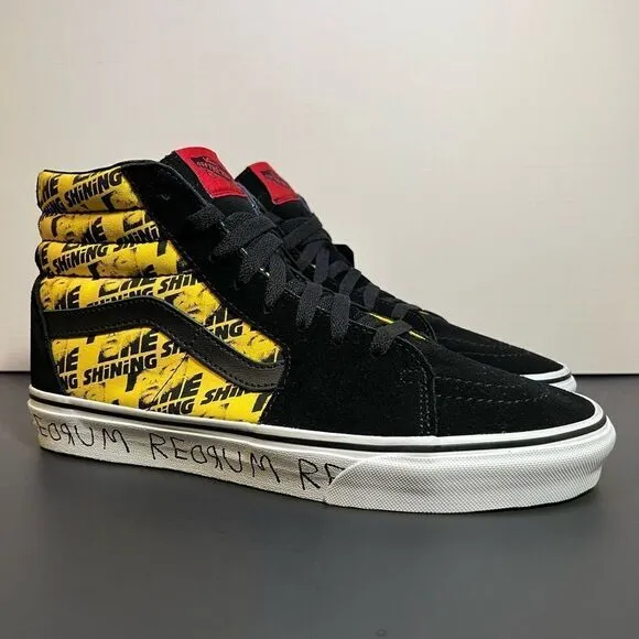 *NWT* VANS x House Of Terror The Shining Men’s Yellow Sk8 Hi Sneakers / Size 10