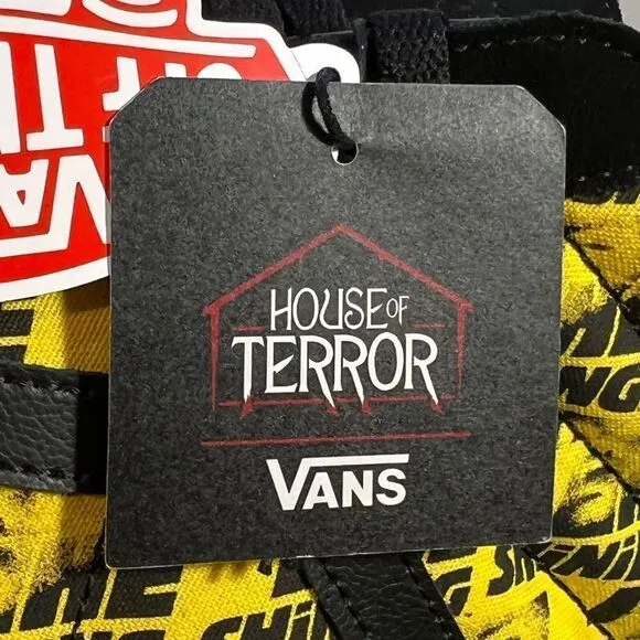 *NWT* VANS x House Of Terror The Shining Men’s Yellow Sk8 Hi Sneakers / Size 10