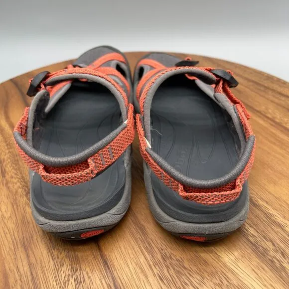 Oboz Orange Sandals Shoes Womens Size 7 Strappy Hiking River Walking
