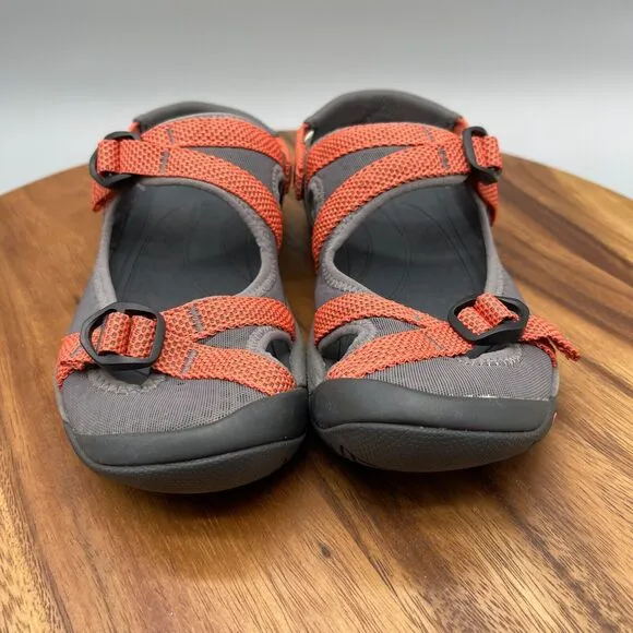 Oboz Orange Sandals Shoes Womens Size 7 Strappy Hiking River Walking
