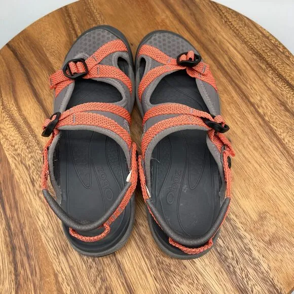 Oboz Orange Sandals Shoes Womens Size 7 Strappy Hiking River Walking