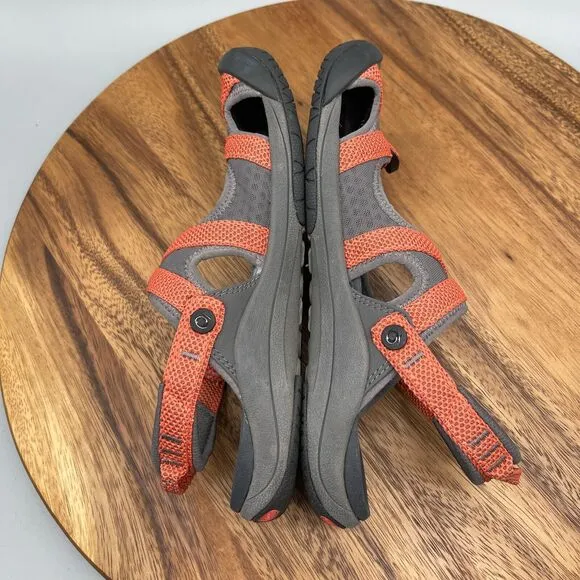 Oboz Orange Sandals Shoes Womens Size 7 Strappy Hiking River Walking