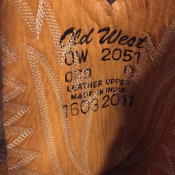 Old West western boots
