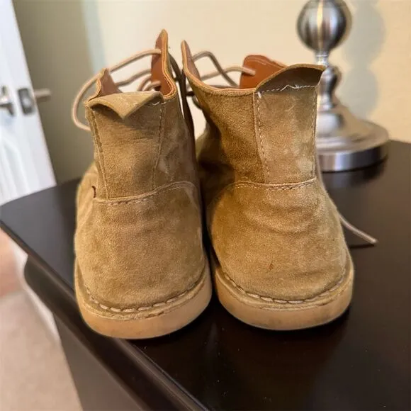 Oliberté Men's Brown Leather Chukka Boots Size 9.5 Casual Lace Up