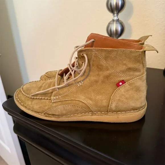 Oliberté Men's Brown Leather Chukka Boots Size 9.5 Casual Lace Up