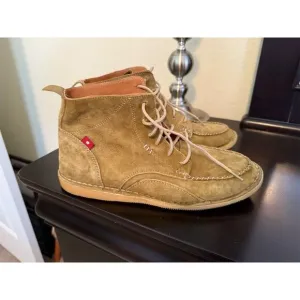 Oliberté Men's Brown Leather Chukka Boots Size 9.5 Casual Lace Up