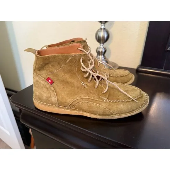 Oliberté Men's Brown Leather Chukka Boots Size 9.5 Casual Lace Up
