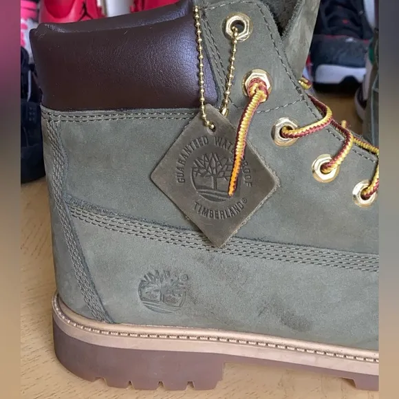 Olive Green Timberland Boots