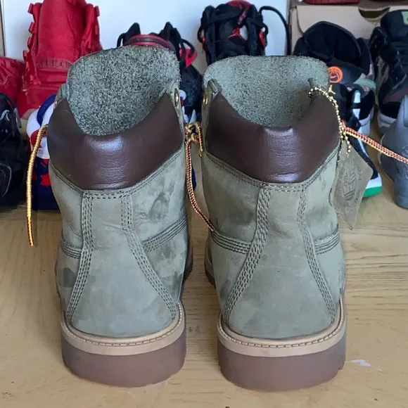 Olive Green Timberland Boots