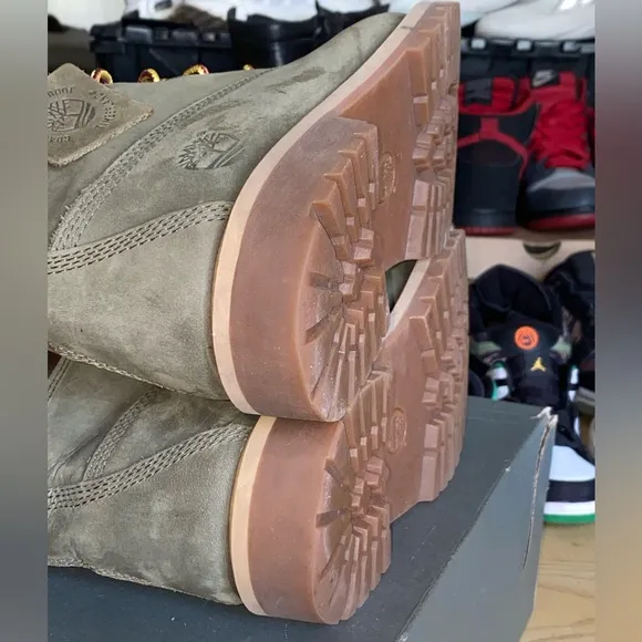 Olive Green Timberland Boots