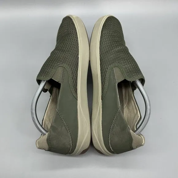 Olukai LAE’AHI Mesh Casual Loafers Shoes Drop Heel Green Slip On Mens Size 9.5