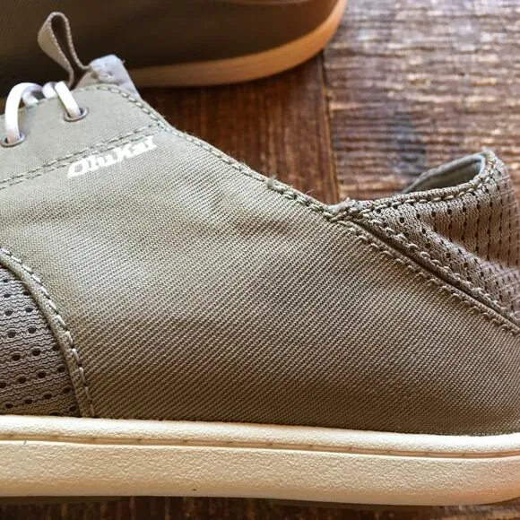 Olukai Lae'Ahi Slip On Nohea Moku Sneaker Mens 8 Clay Tan Brown Comfort-Lot of 2