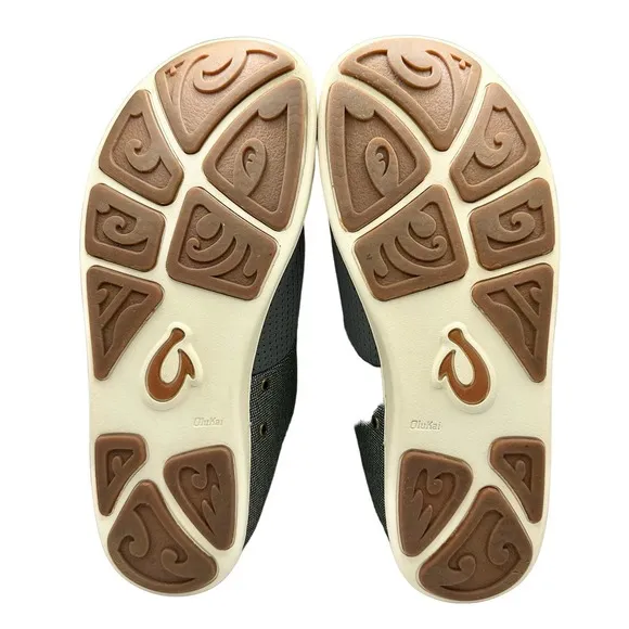 OluKai | Men | Charcoal Gray Nohea Moku No Tie Casual Walking Shoes | Size 9