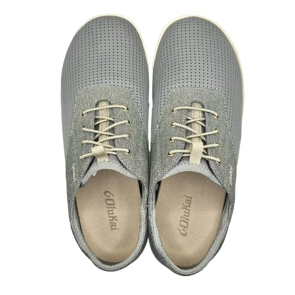 OluKai | Men | Charcoal Gray Nohea Moku No Tie Casual Walking Shoes | Size 9