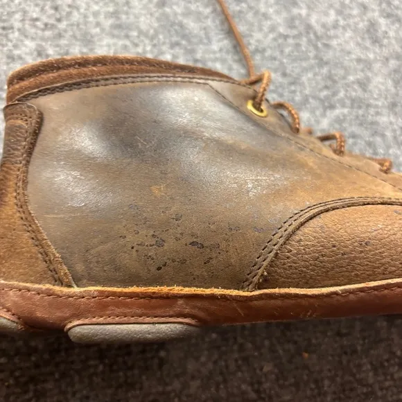OLUKAI Men’s Brown Leather Hamakua Chukka Boots size: 12