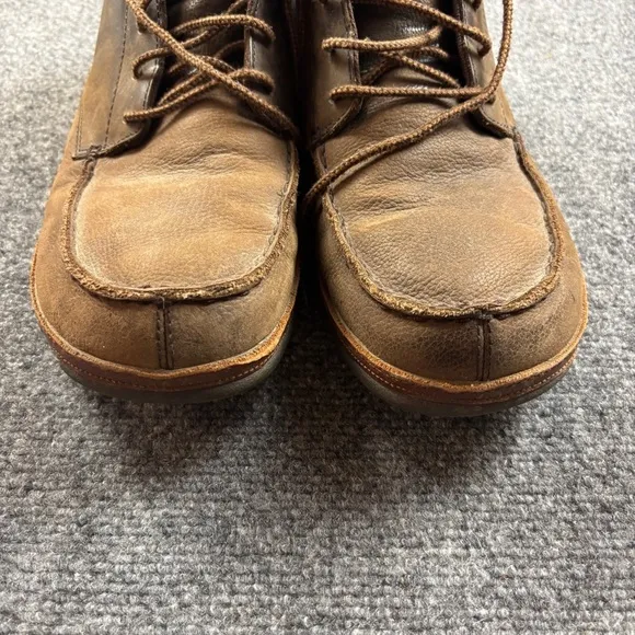 OLUKAI Men’s Brown Leather Hamakua Chukka Boots size: 12