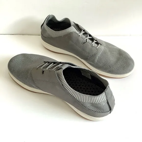 OLUKAI Men's Makia Ulana Sneaker Shoe Kai Poi Grey Water-resistant Outdoor Beach