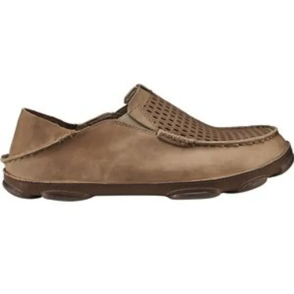 Olukai Mens Moloa Kohana Loafer Leather Slip on Loafer shoes sz 13