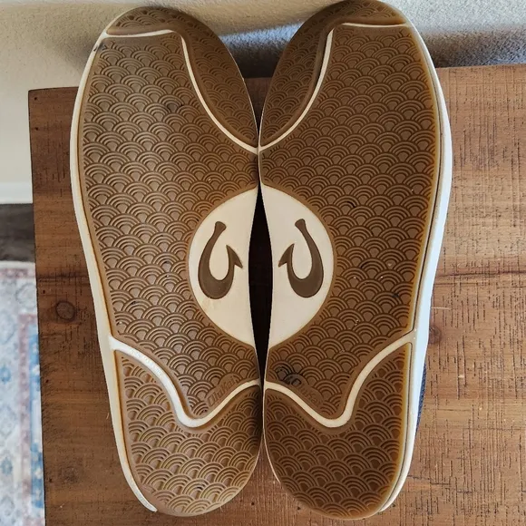 OluKai Mens Navy Lae‘ahi Breathable Slip On Shoes Size 10