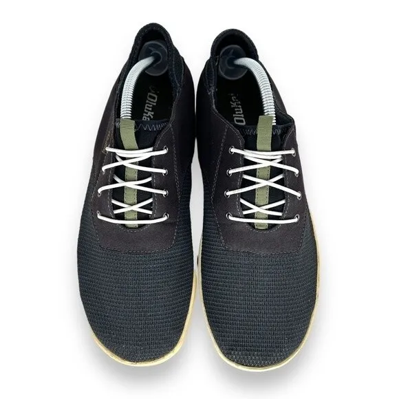 Olukai Men's Nohea Moku Mesh Blue Boat Shoes Mens 10.5