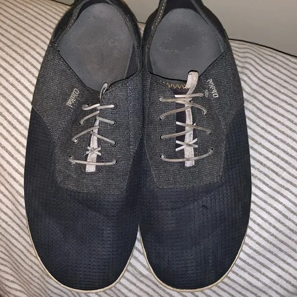 Olukai Mens Nohea Moku Shoes Size 12 Blue/ Gray Mesh Slip On Loafers Sneakers