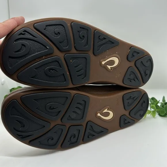 Olukai Moloa Nobea Canvas slip on men’s shoes-Size 9.5