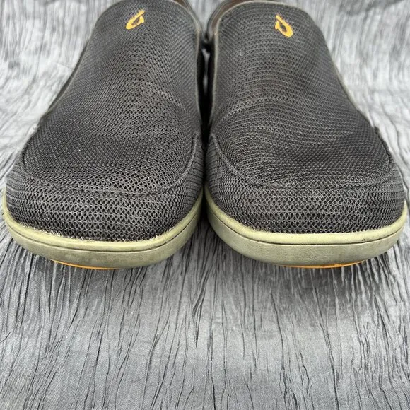 Olukai Nohea Mesh men's slip on all weather shoes 10188-4242 US Size 10