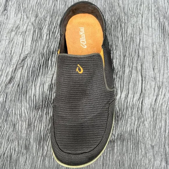 Olukai Nohea Mesh men's slip on all weather shoes 10188-4242 US Size 10