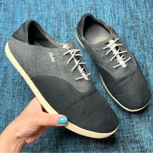 Olukai Nohea Moku Men's Slip On Casual Sneakers Shoes in Dark Shadow