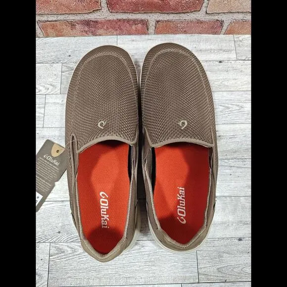 Olukai Nohea Pae Mesh Loafer Shoe Men's Size 10 NWT 10487-1313