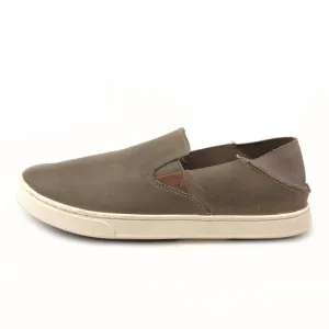 OluKai Pehuea Leather Drop Heel Slip on Shoes 8.5