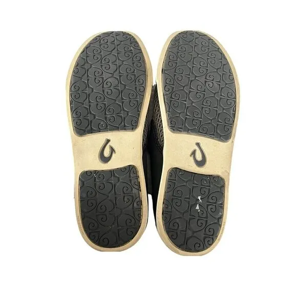 Olukai Pehuea Women's Size 8 Gray Mesh Slip On Comfort Sneakers Shoes