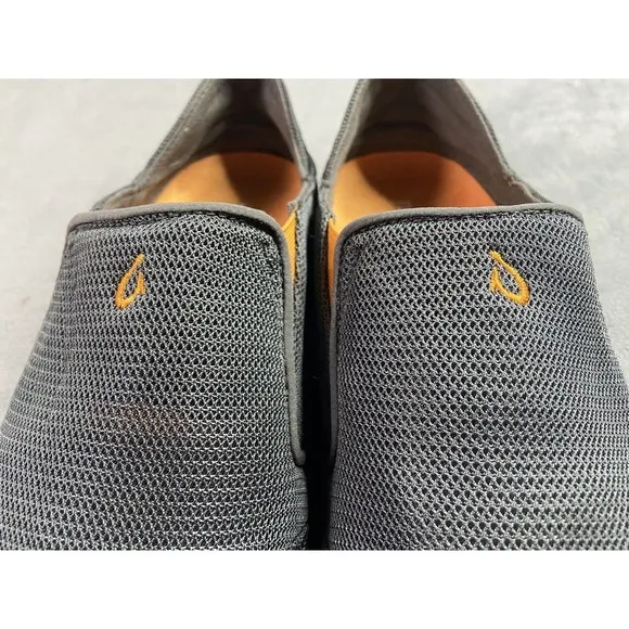 OLUKAI Shoes Men 13 Blue Nohea Mesh Slip On Sneakers‎ All-Weather Light Hawaiian
