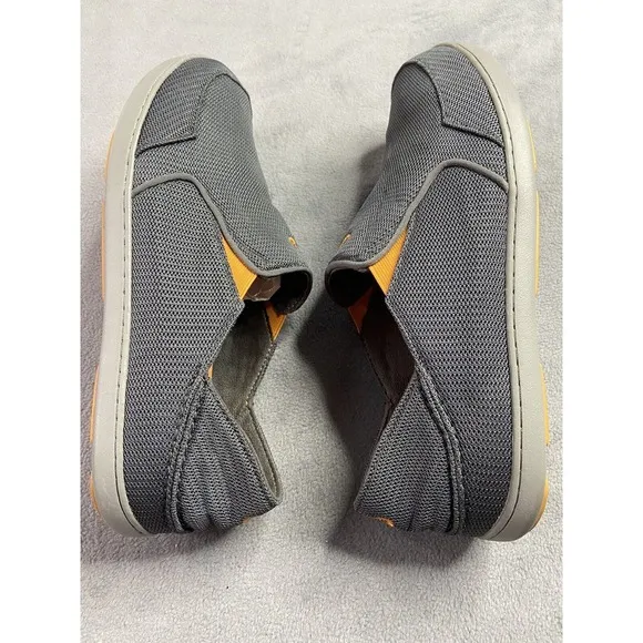 OLUKAI Shoes Men 13 Blue Nohea Mesh Slip On Sneakers‎ All-Weather Light Hawaiian