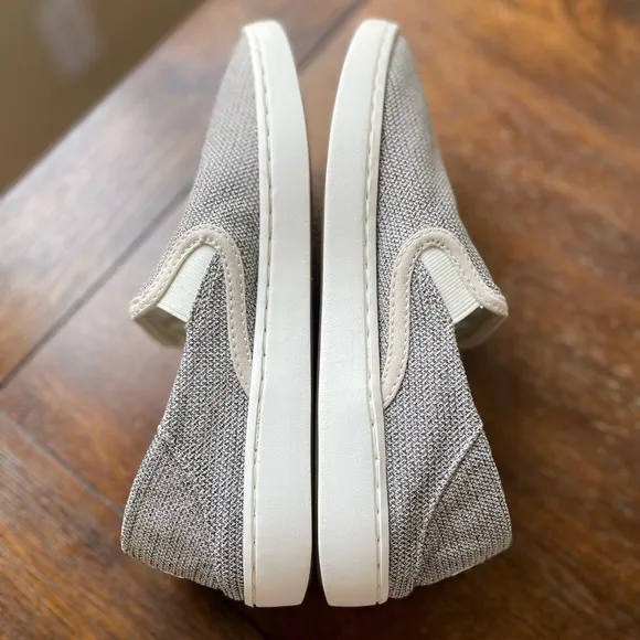 Olukai Shoes Womens Size 7.5 Grey Pehuea Slip On  Slide Tapa Mesh Sneaker Shoe