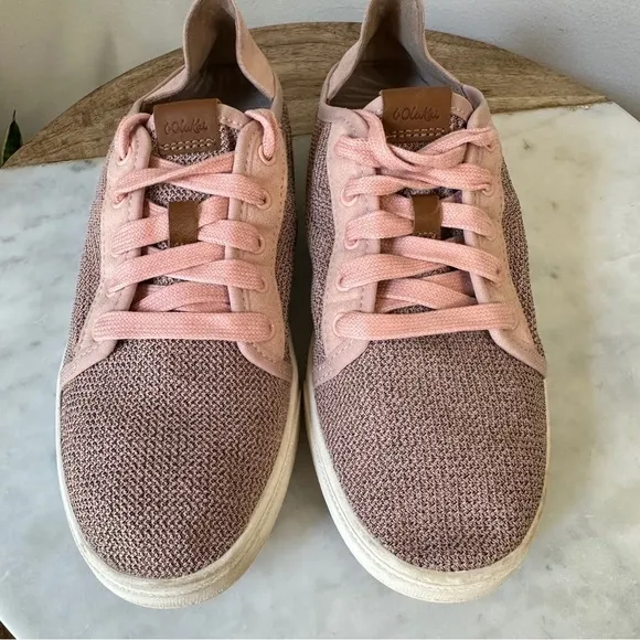 Olukai slip on flat sneaker Blush pink Pehuea Li Shoes women’s size 9