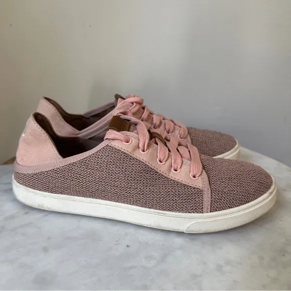 Olukai slip on flat sneaker Blush pink Pehuea Li Shoes women’s size 9
