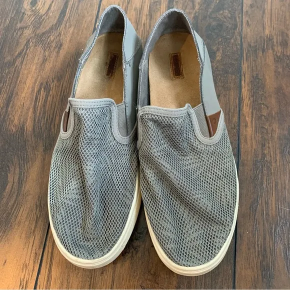 Olukai Women's Pehuea Casual Shoes Fog Palm sz 9